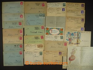113990 - 1940-43 KONCENTRAČNÍ TÁBORY / BUCHENWALD sestava 22ks ce