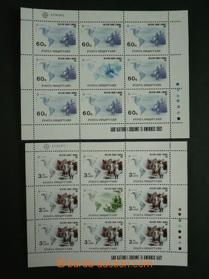 114983 - 1992 Mi.2510-2511, 500 let od objevení Ameriky, celé PL, svě