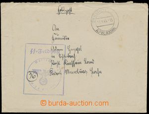 116551 - 1944 SS-Feldpost, dopis prošlý FP z Holandska, DR DDP APEL