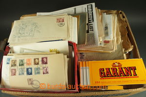 118771 - 1918-92 CZECHOSLOVAKIA disparate comp. of entires, cut-squa