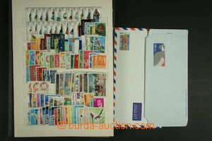 118852 - 1920-2000 WW partie známek, část na zásobníkových list