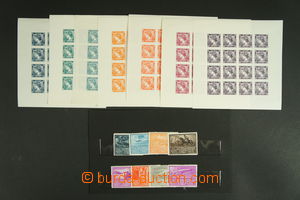 118889 - 1933 PROMOTIONAL LABELS complete set 9 pcs of miniature she