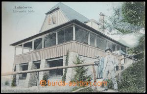 119218 - 1910 LUHAČOVICE - koláž, Slovenská búda, lidé, vydal H