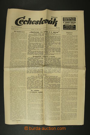 119488 - 1943 journal ČECHOSLOVÁK, year/volume V, No. 50, issued in