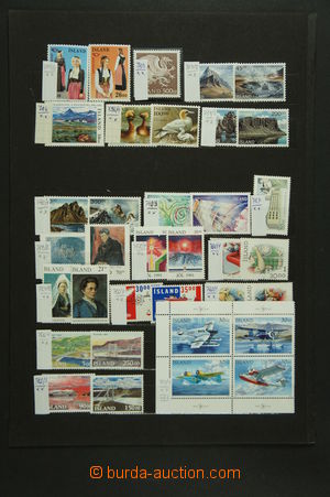 119712 - 1978-93 ICELAND comp. of stamps on stock-sheet, sorted and