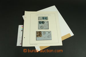 120921 - 1851-58 BELGIUM comp. 8 pcs of cut-squares and front sides
