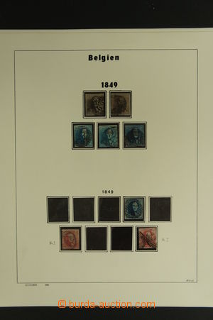 120924 - 1849-85 BELGIUM small collection classical stamp on free al