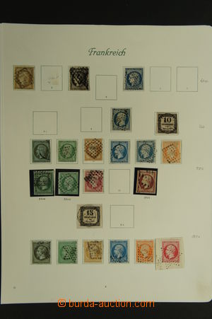 120926 - 1849-73 FRANCE small collection classical stamp on free alb