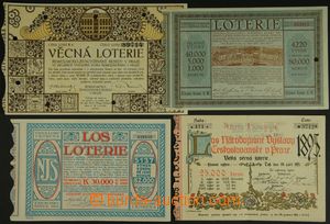 121154 - 1895-1913 AUSTRIA-HUNGARY comp. 4 pcs of tickets, raffle ha