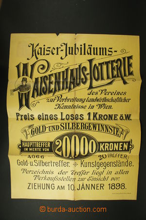 121195 - 1898 AUSTRIA-HUNGARY promotional poster, advertisement for