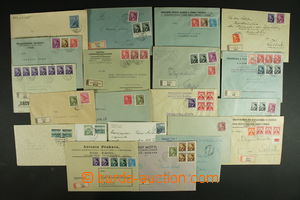 122113 - 1939-44 BOHEMIA-MORAVIA selection 21 pcs of mainly commerci