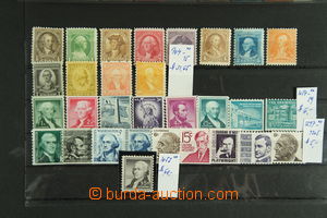 122129 - 1932-70 USA comp. of stamps with motive of Presidents in 3