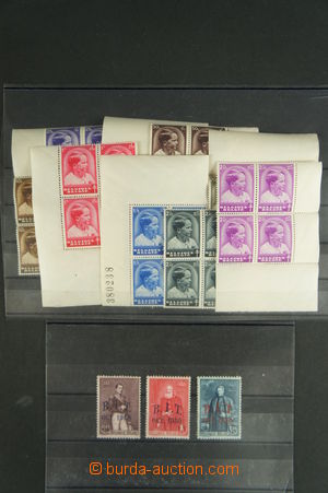 122244 - 1930-36 Mi.284-286, overprint B.I.T., 434-441, Anti-Tubercul