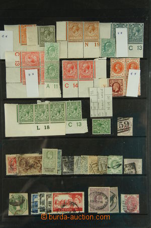 122471 - 1883-59 GREAT BRITAIN selection clear and postmarked stamps