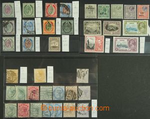 122820 - 1863-1938 MALTA selection of 38 pcs of stamps on 3 stock-ca