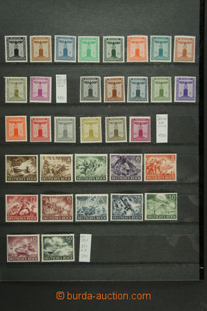 122825 - 1938-43 GERMANY comp. of stamps on stock-sheet, contains i.