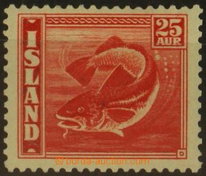 124097 - 1940 Mi.216B, Postage 25A fish, line perforation 14:13½