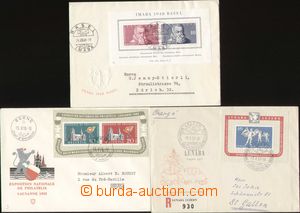124706 - 1948-1955 comp. 3 pcs of letters from exhibitions, Imaba, Lu