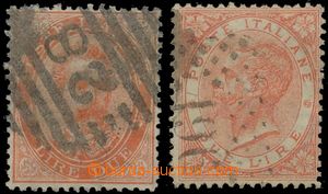 124804 - 1863,1882 Mi.22, 49, comp. 2 pcs of stamps values 2L - highe