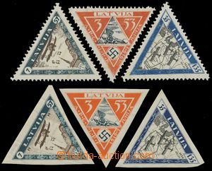 126847 - 1933 Mi.225A-227A + 225B-227B, Airmail - Auxiliary fund for