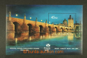 126998 - 2007 Pof.A519, aršík Karlův most s VV 4 - růžový kroužek u M