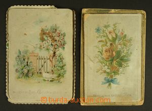 127502 - 1900 FOLDING PICTURE-BOOK comp. 2 pcs of folders, embossed