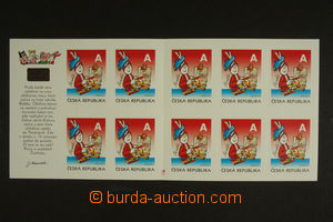 127703 - 2011 Pof.672, Čtyřlístek - Pinďa, dotisk s nápisem na zadní