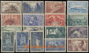 127716 - 1929 sestava 14ks zajímavějších razítkovaných zn., obs