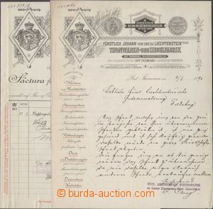 128945 - 1893-94 POŠTORNÁ (Unt.Themenau) - keramička a cihelna, se