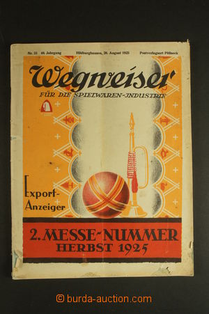 129261 - 1925 TOYS / GERMANY catalogue výrobců hraček, podzimní i