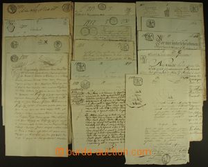 129312 - 1801-15 RAKOUSKO / NAPOLEONSKÉ VÁLKY sestava 15ks listin
