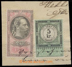 129342 - 1877-79 RAKOUSKO-UHERSKO výstřižek se smíšenou frankat
