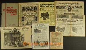 129542 - 1900-30 CAMERAS comp. 8 pcs of Prospects, price lists and o