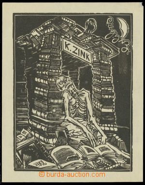 129548 - 1925 VÁCHAL Joseph (1884–1969): exlibris K. Zink, 104x138