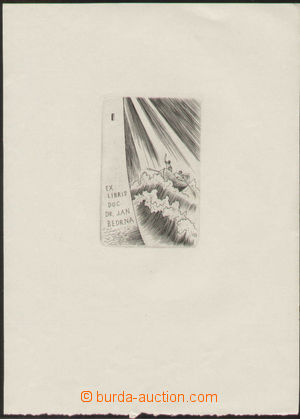129551 - BOUDA Cyril (1901–1984): exlibris doc. Dr. John Bedrna, c