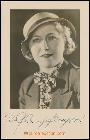 130666 - 1930 SCHEINPFLUGOVÁ Olga (1902–1968), česká herečka a