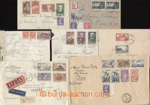 130978 - 1936-40 sestava 7ks převážně leteckých dopisů adresova