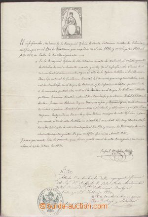 131234 - 1870 RAKOUSKO-UHERSKO, ŠPANĚLSKO rakouská konzulární l