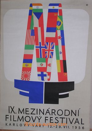 136288 - 1956 MOVIE / IX. Film festival KARLOVY VARY print GT Děč