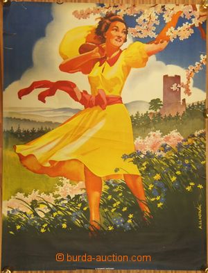 136314 - 1947-48 CESTOVNÍ RUCH / ČSR sestava 4ks propagačních pl