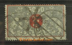 136346 - 1923 Mi.122, Velký znak, hodnota 5.000M stříbrná, 2x DR DANZ
