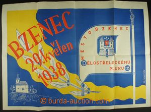 136472 - 1938 MILITARIA / BZENEC autor Bartošík, formát 84x59cm,