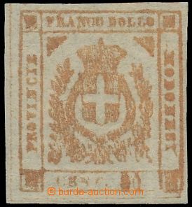 137340 - 1859 Mi.11; Sas.18, Znak 80C hnědooranžová, zajímavý sl