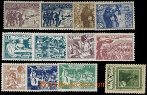 138807 - 1938 Mi.580A, 614-624, Gruzínský epos, kompletní série