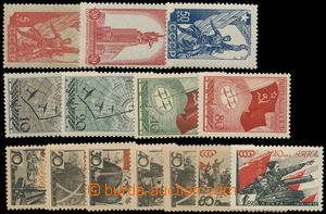 138820 - 1938 Mi.581-594, kompletní série Výstava v Paříži, Sev