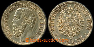 148503 - 1875 GERMANY  Baden 10M, G, 1/1