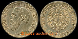 148504 - 1876 GERMANY  Baden 10M, G, 1/1