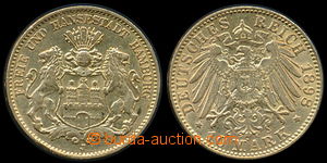 148509 - 1898 GERMANY  Hamburg 10M, J, 1/1