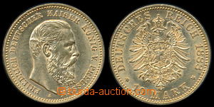 148515 - 1888 GERMANY  Prussia, Friedrich III. 10M, A, 0/0
