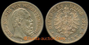 148525 - 1873 GERMANY  Württemberg, Karl (period governance 1864–1
